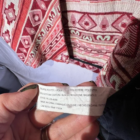 William Rast Cocoon Aztec Print Jacket - Picture 4 of 5